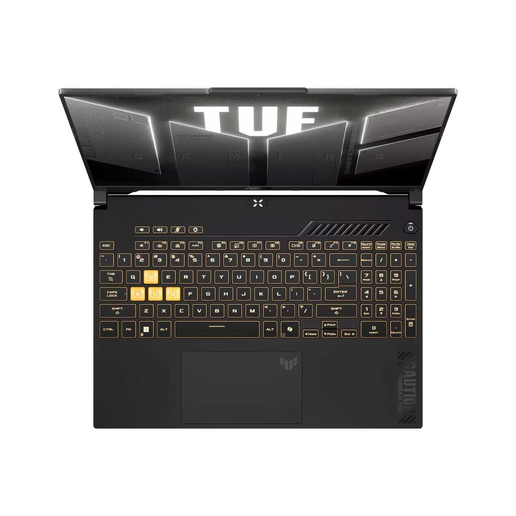 Asus TUF Gaming F16 FX607VU-RL088W | Intel Core i7- 13620H | 16GB RAM | 1TB SSD | Nvidia GeForce RTX 4050 6GB GDDR6 Graphics | 16" WUXGA 144Hz Display | Windows 11 Laptop | Backpack | Mouse | Mecha Gray | 2 Years Int'l Warranty | 1-year Perfect Warranty