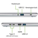 Acer Aspire Go 14 (AG14-72P-592W) Intel® Core™ 5 120U | 8GB RAM | 512GB SSD | Intel® Graphics | 14″ WUXGA IPS Display | Windows 11 | Pure Silver | 2 Years Warranty