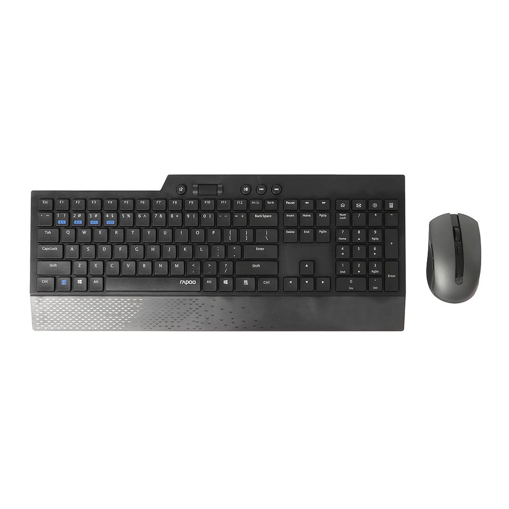 Rapoo 8200T Multi-mode Wireless Keyboard & Mouse Combo
