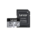 Lexar Silver Plus A2 128gb Micro SDXC UHS-I Flash V30 205MB/s Memory Card