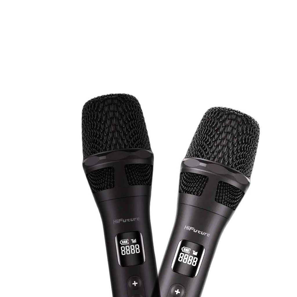 HiFuture Boombeat Go Thunderous 350W Party Power | Multiple Audio Input |  Dual Wireless Microphones | 12 Hours of Uninterrupt-ed Playtime Battery