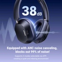 UGREEN HiTune Max5c Headphones | Hybrid Active Noise Cancellation Headphone Black