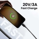 UGREEN USB-C TO USB-C PD Fast Charging Cable 3A Max Black 1m