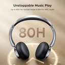 UGREEN Studio Plus HP207 Active Noise-Cancelling Wireless Headphones Black