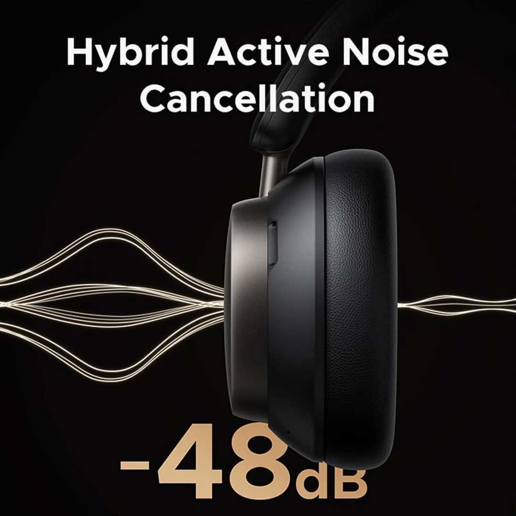 UGREEN Studio Pro Hybrid Active Noise-Cancelling Headphone Black