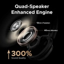 UGREEN Studio Pro Hybrid Active Noise-Cancelling Headphone Black