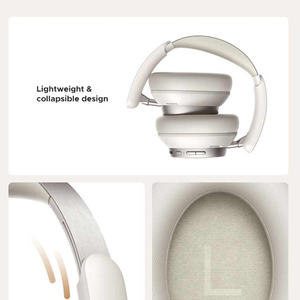 UGREEN Studio Pro Hybrid Active Noise-Cancelling Headphone White