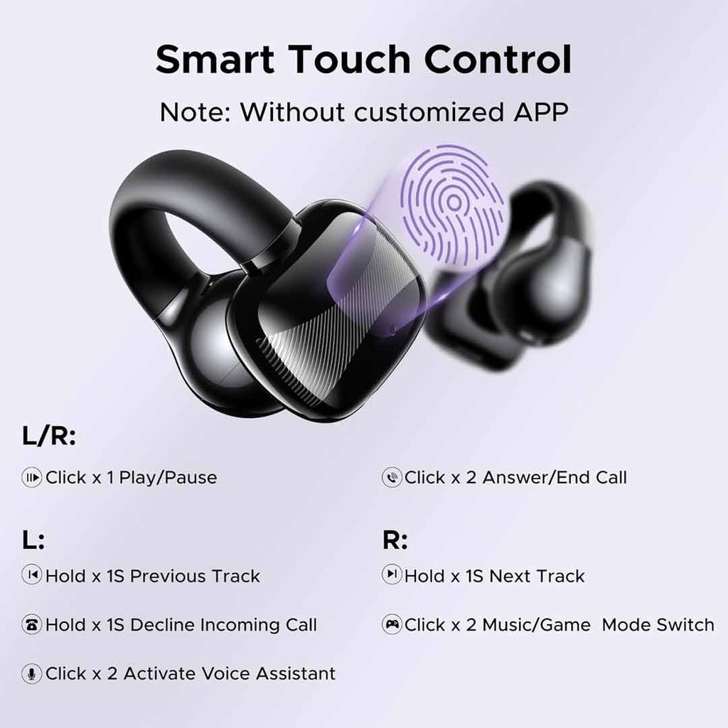 UGREEN HiTune S3 Open-Ear Wireless Earbuds Black
