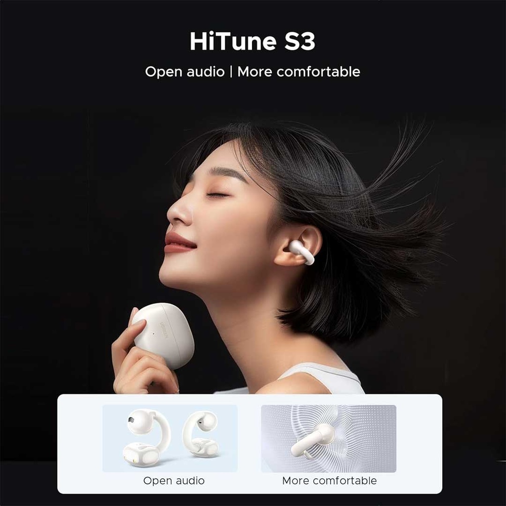 UGREEN HiTune S3 Open-Ear Wireless Earbuds White
