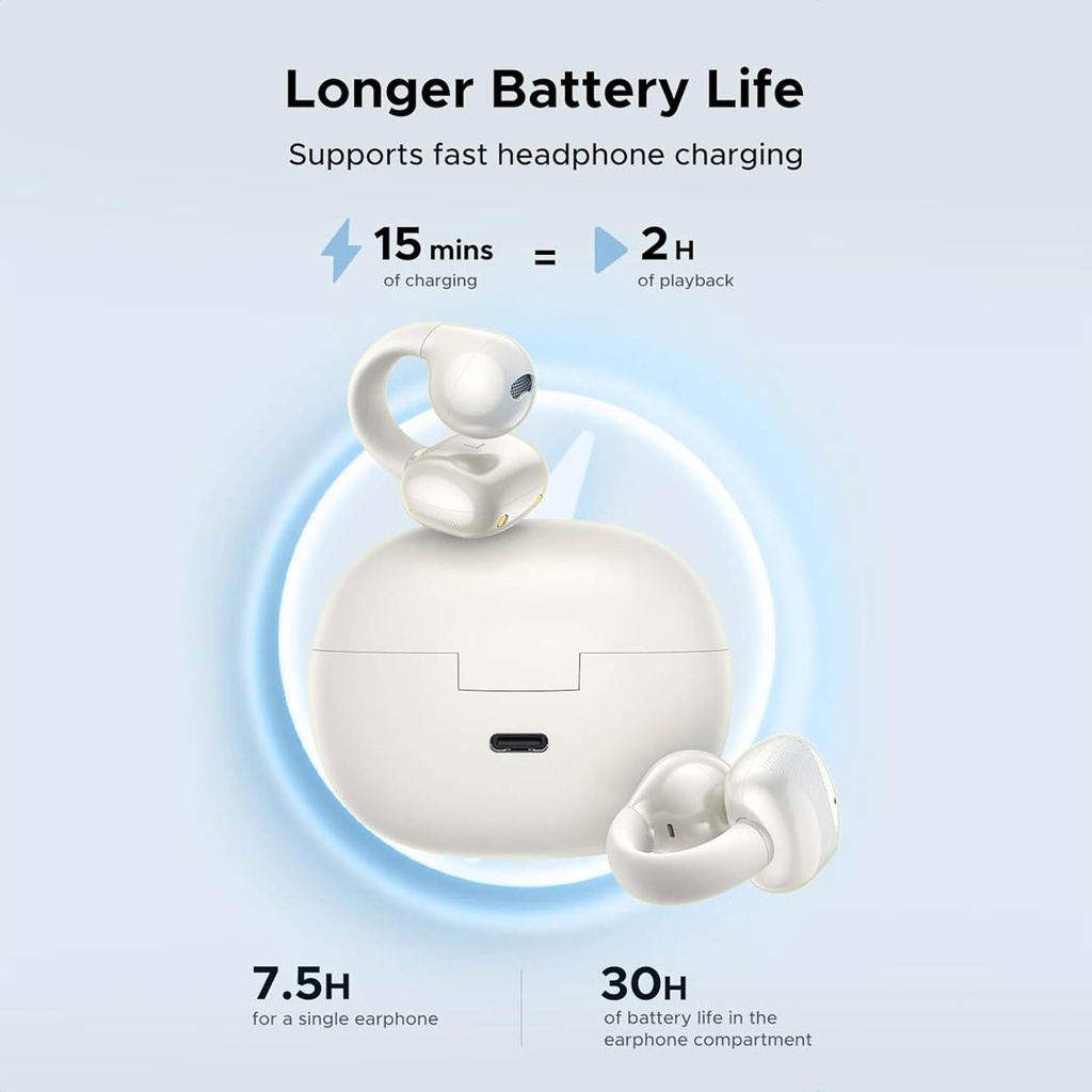 UGREEN HiTune S3 Open-Ear Wireless Earbuds White