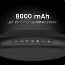 HiFuture ORBIT Wireless Speaker 80W Output | Up to 8 Hours Playtime Battery