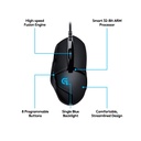Logitech G402 Hyperion Fury Wired Optical Gaming Mouse (4000 DPI)