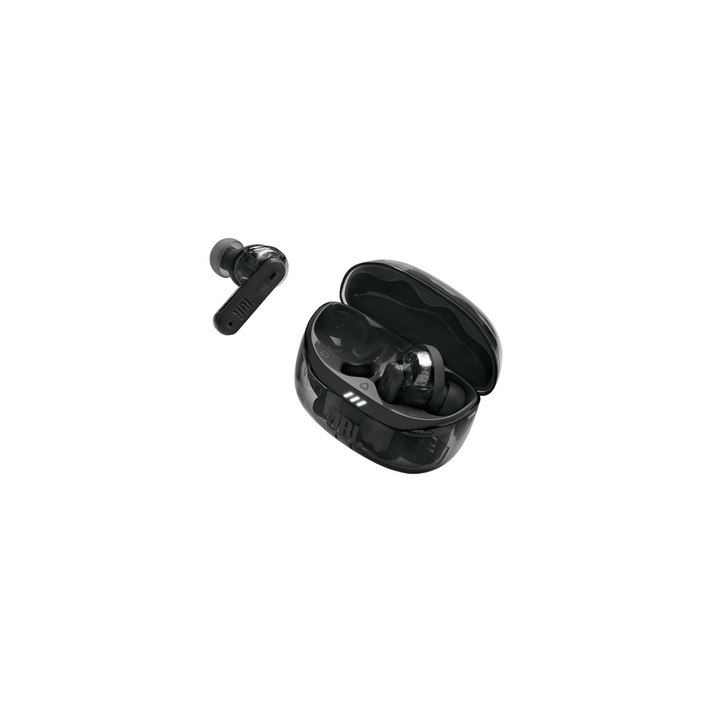 JBL Tune Beam 2 Ghost Earbuds | 48Hrs Playtime | IP54 Dust & Water Resistant l Adaptive Noise Cancelling | Multi-point Connection | Wireless Earbuds