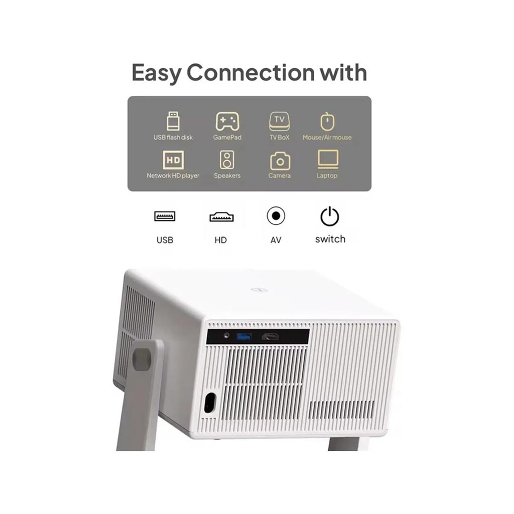 BYINTEK A16 Projector Matte White