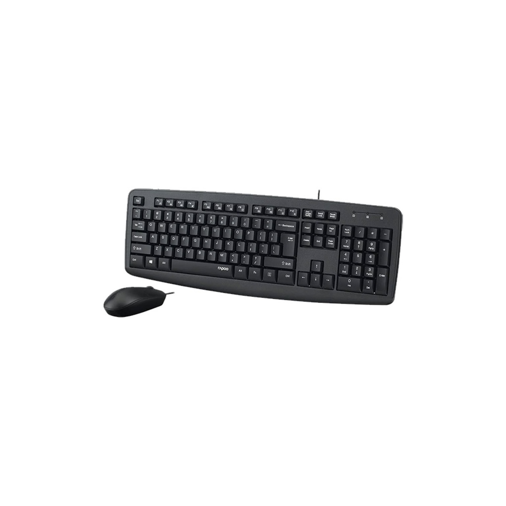 Rapoo NX1600 Wired Optical Mouse and Keyboard Combo