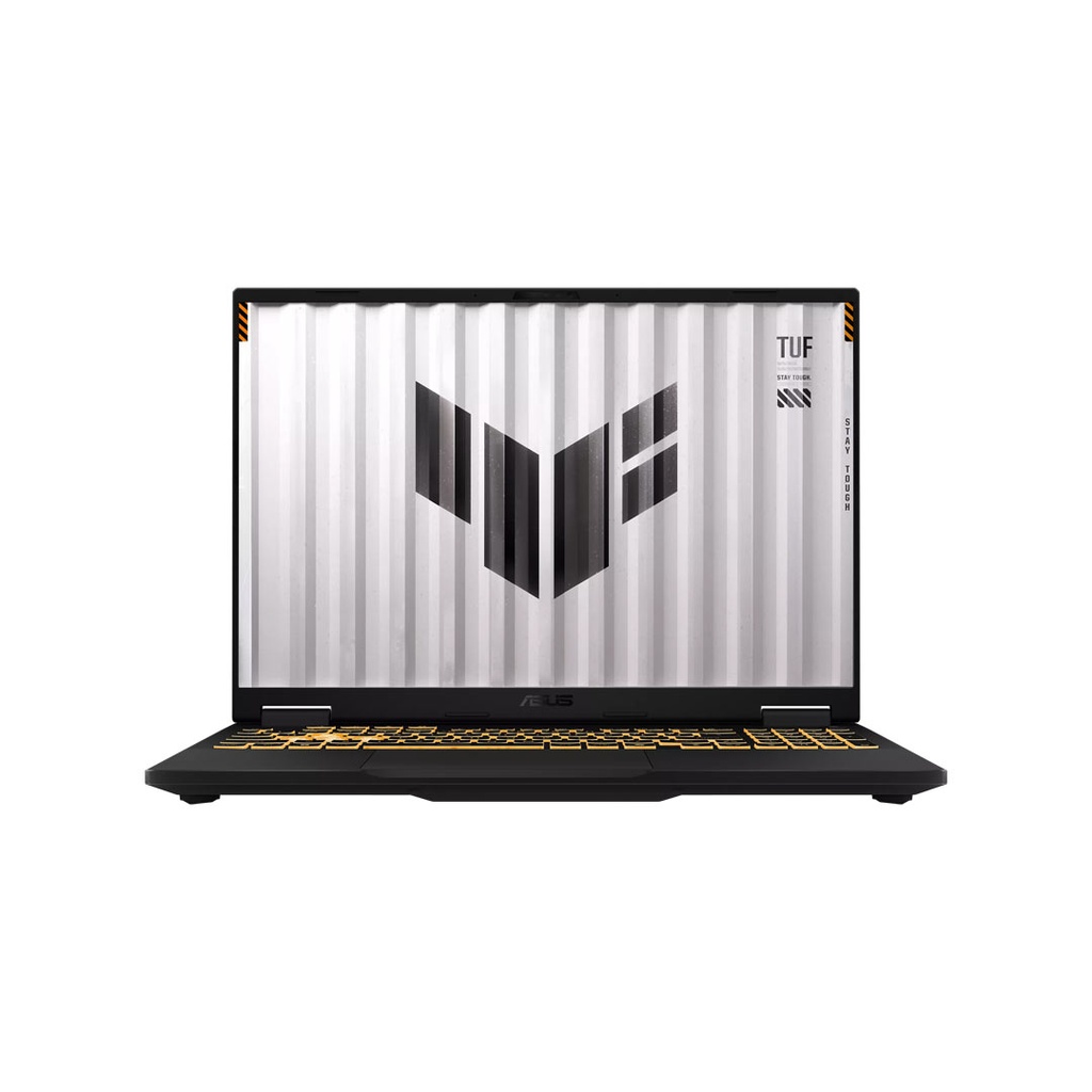 Asus TUF Gaming F16 FX608JMI-TU234W | Intel Core i7- 14650HX | 16GB RAM | 512B SSD | Nvidia GeForce RTX 5060 8GB GDDR7 Graphics | 16" WUXGA 144Hz Display | Windows 11 Laptop | Backpack | Mouse |Jaeger Gray | 2 Years Int'l Warranty | 1-year Perfect Warranty