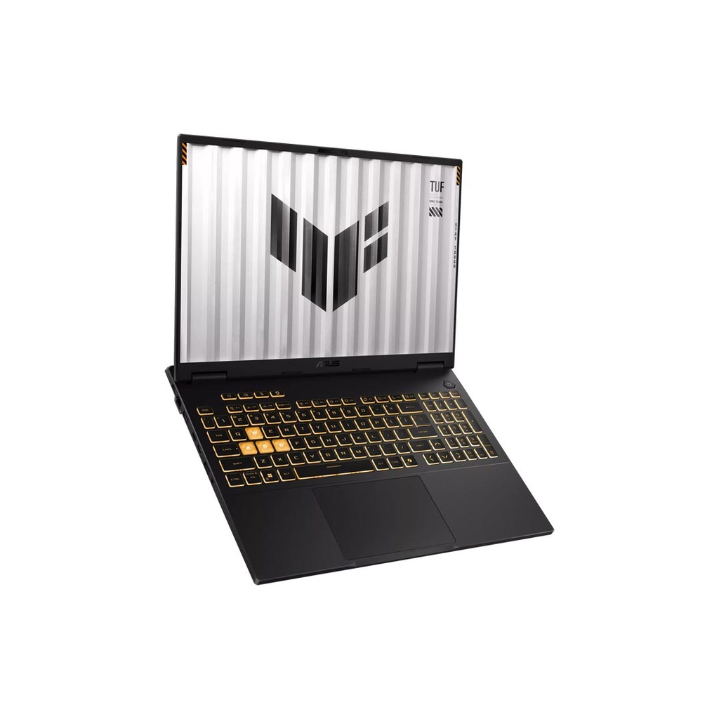 Asus TUF Gaming F16 FX608JMI-TU234W | Intel Core i7- 14650HX | 16GB RAM | 512B SSD | Nvidia GeForce RTX 5060 8GB GDDR7 Graphics | 16" WUXGA 144Hz Display | Windows 11 Laptop | Backpack | Mouse |Jaeger Gray | 2 Years Int'l Warranty | 1-year Perfect Warranty