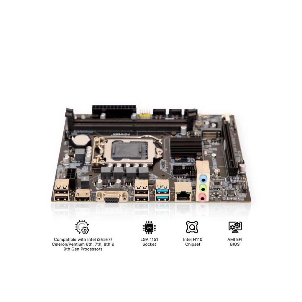 POWERX PMB-H110-DDR4 Nvme Motherboard