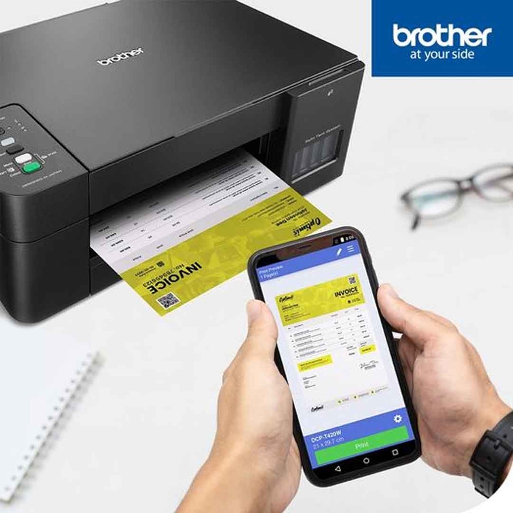 Brother DCP T420W 3-in-1 Inkjet Color Printer