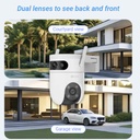 EZVIZ H9C Dual 3K (R105-8H55WFL4GA) 5MP+5MP, 4G Dual-Lens Pan & Tilt Wi-Fi Camera