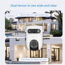 EZVIZ H9C Dual 3K (R105-8H55WFL4GA) 5MP+5MP, 4G Dual-Lens Pan & Tilt Wi-Fi Camera