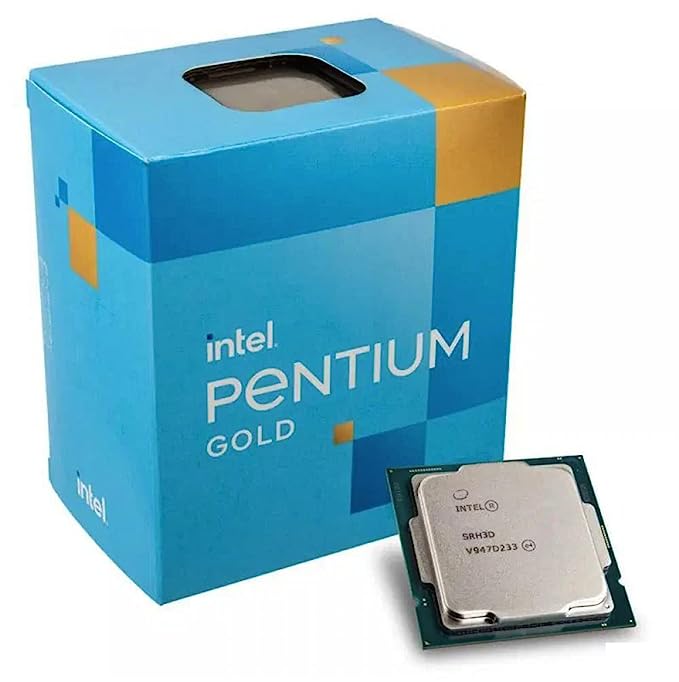 CPU Intel Pentium G6405 Core 10th Gen Generation Desktop Processor Box CPU APU 4MB Cache 4.1 GHz Clock Speed LGA 1200 Socket (Graphics Card Not Required)