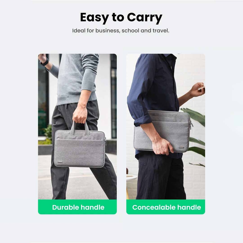 Ugreen Portable Laptop Bag 14"/14.9" Gray (50337)
