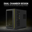 ANT Esports Crystal ARC Mid Tower Gaming Case (ATX)