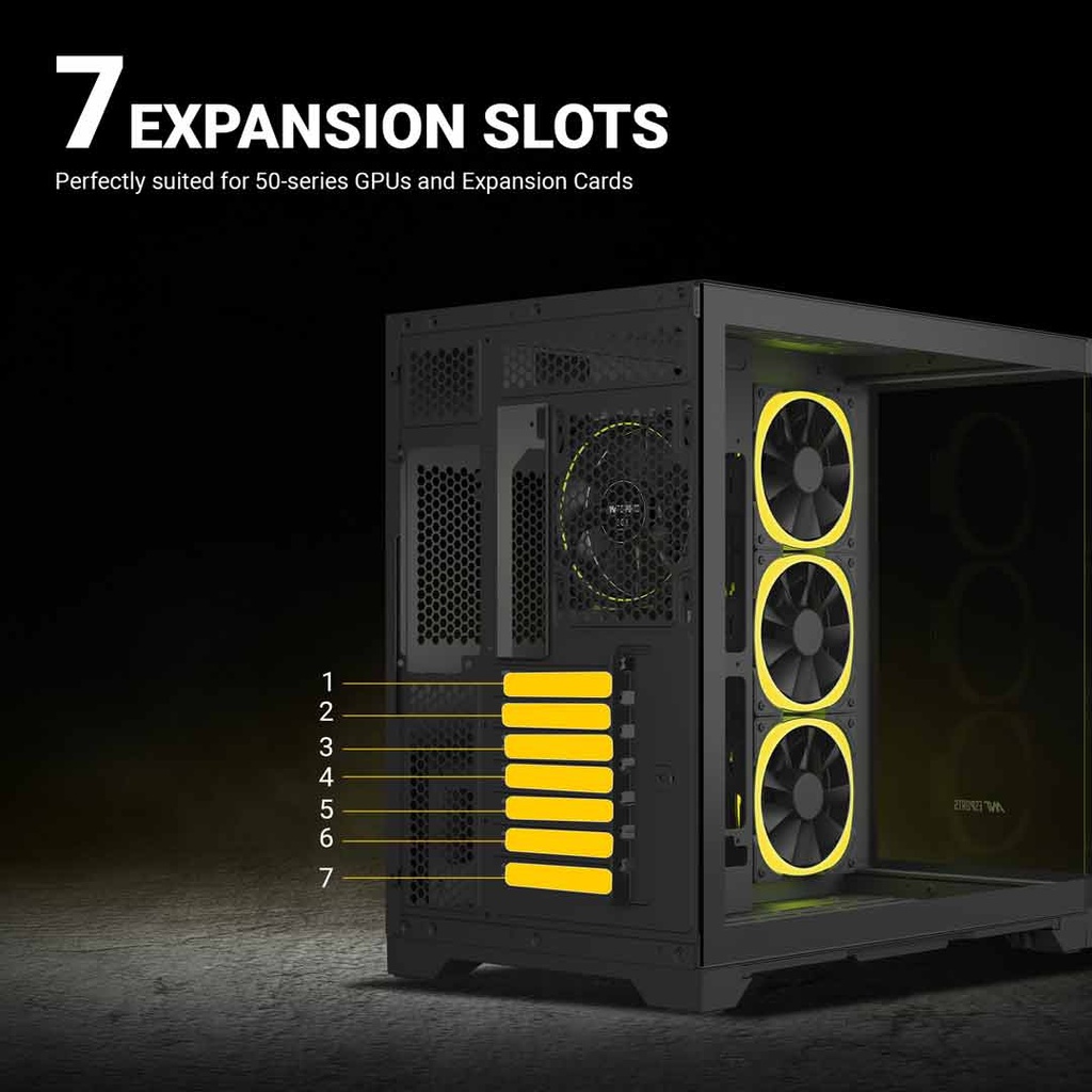 ANT Esports Crystal ARC Mid Tower Gaming Case (ATX)