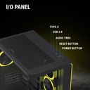 ANT Esports Crystal ARC Mid Tower Gaming Case (ATX)