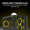 ANT Esports Crystal ARC Mid Tower Gaming Case (ATX)