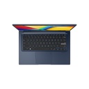 Asus Vivobook 14 X1404VA-EB1570W i7 150U | 8GB RAM | 512GB SSD | 13th Gen | Intel (R) Graphics | 14" FHD Display | Windows 11 | Backlit Keyboard | Backpack | Mouse | Quiet Blue | 2 Years int'l Warranty