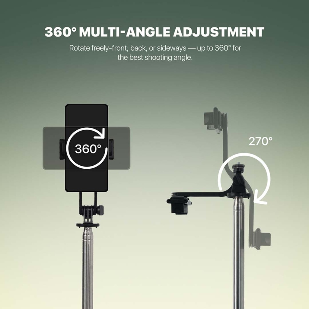 Fantech SS177 Bluetooth Selfie Stick Pop Up Tripod With Remote