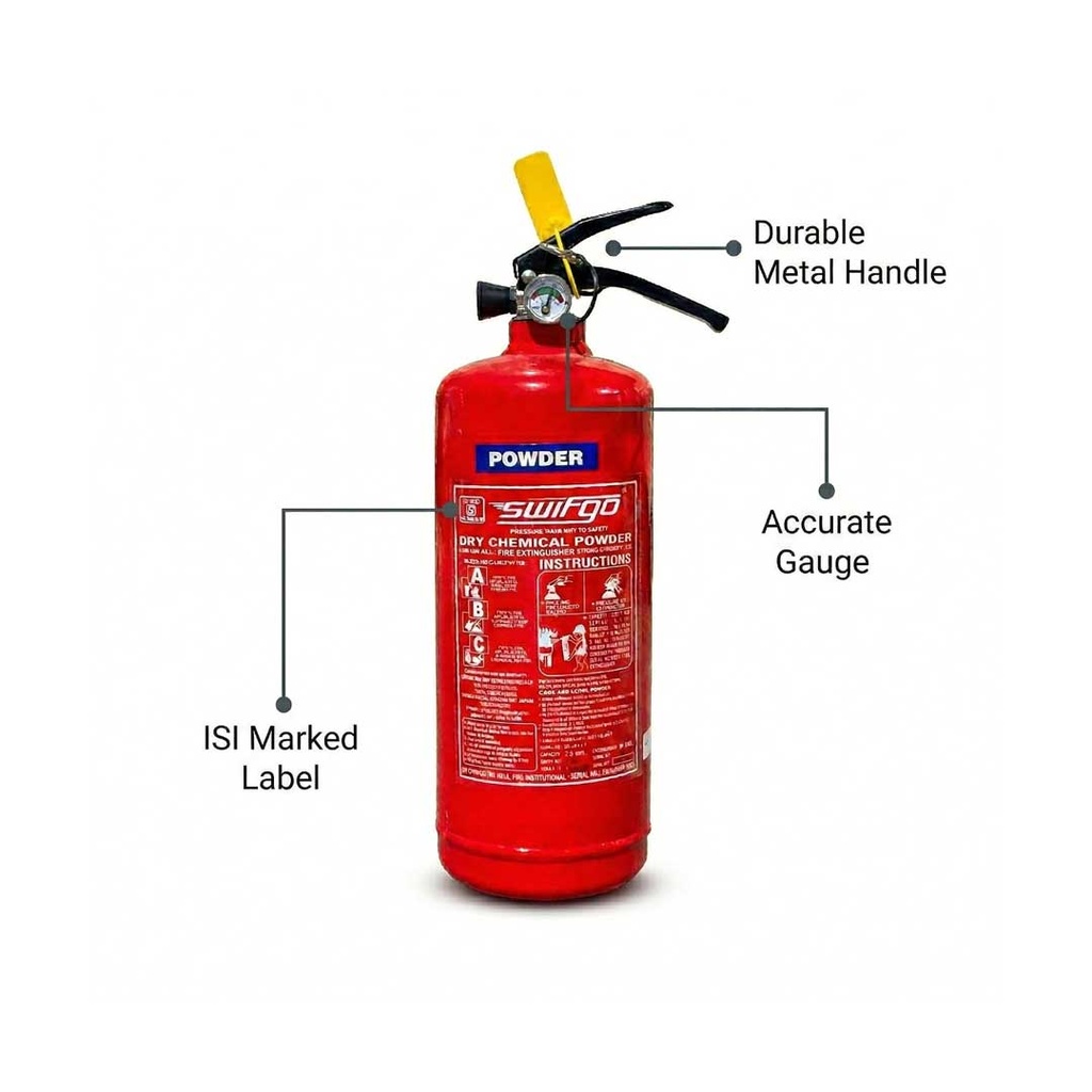 SWIFGO ABC Fire Extinguisher 2KG