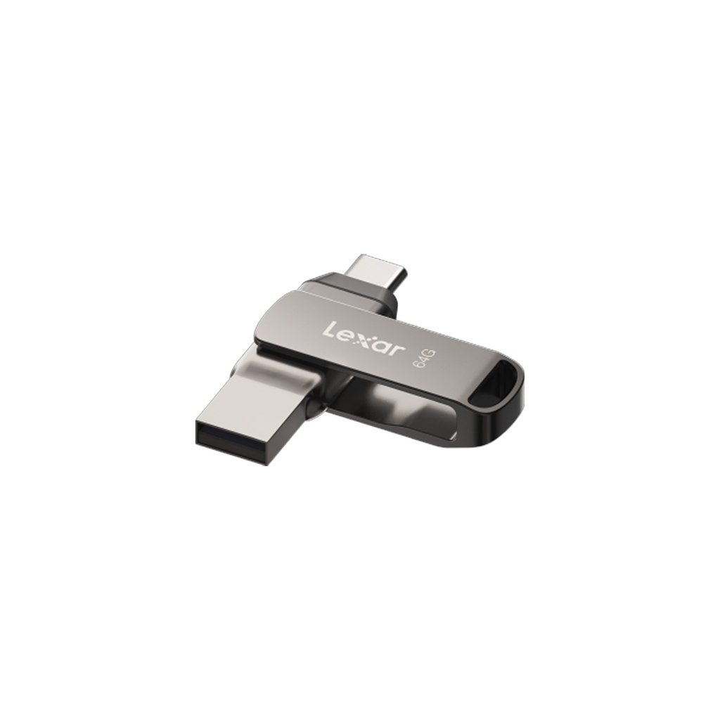 Lexar 64GB JumpDrive Dual Drive D400 USB 3.2 Gen 1 Type-C & Type-A Flash Drive