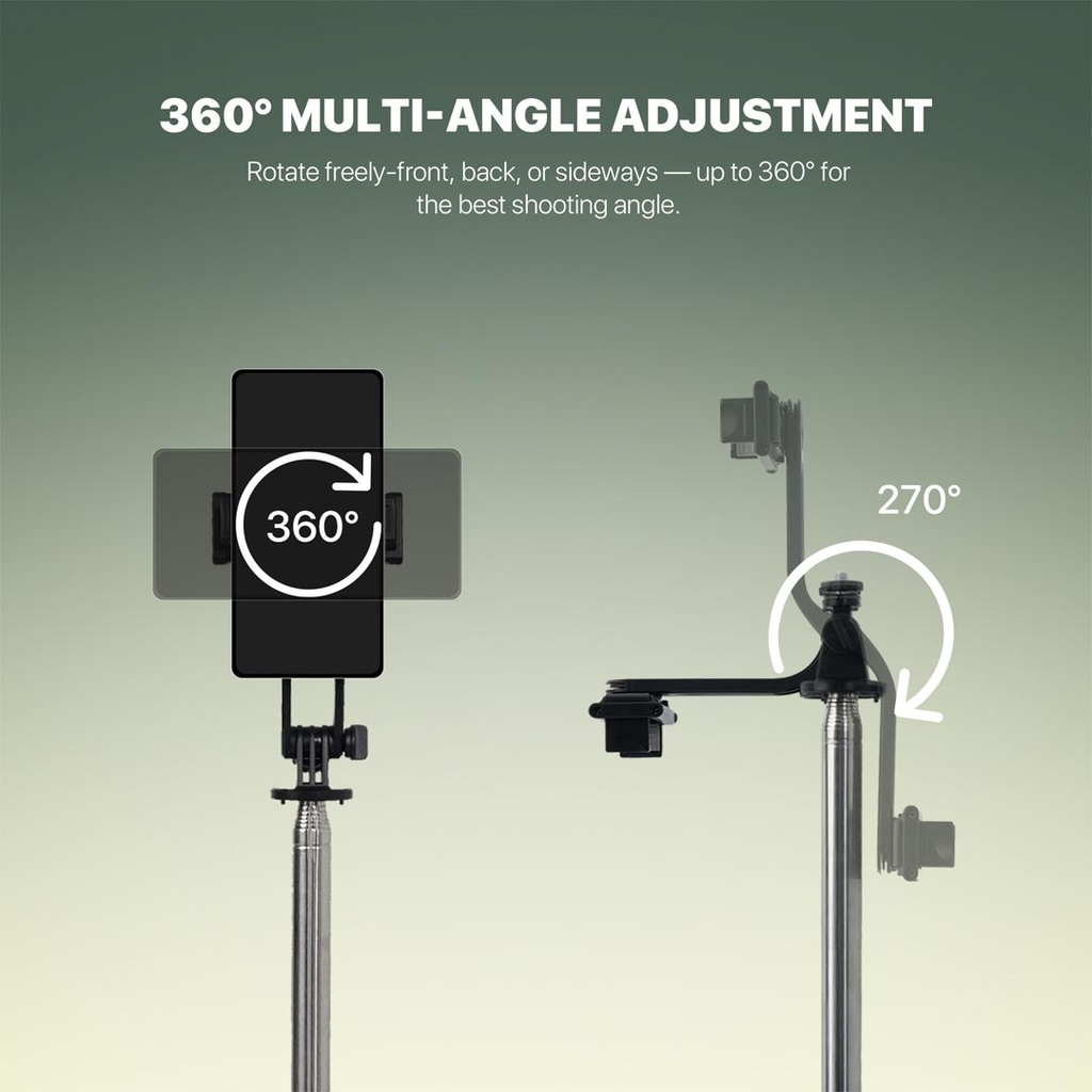 Fantech SS175 Bluetooth Selfie Stick Pop Up Tripod With Remote