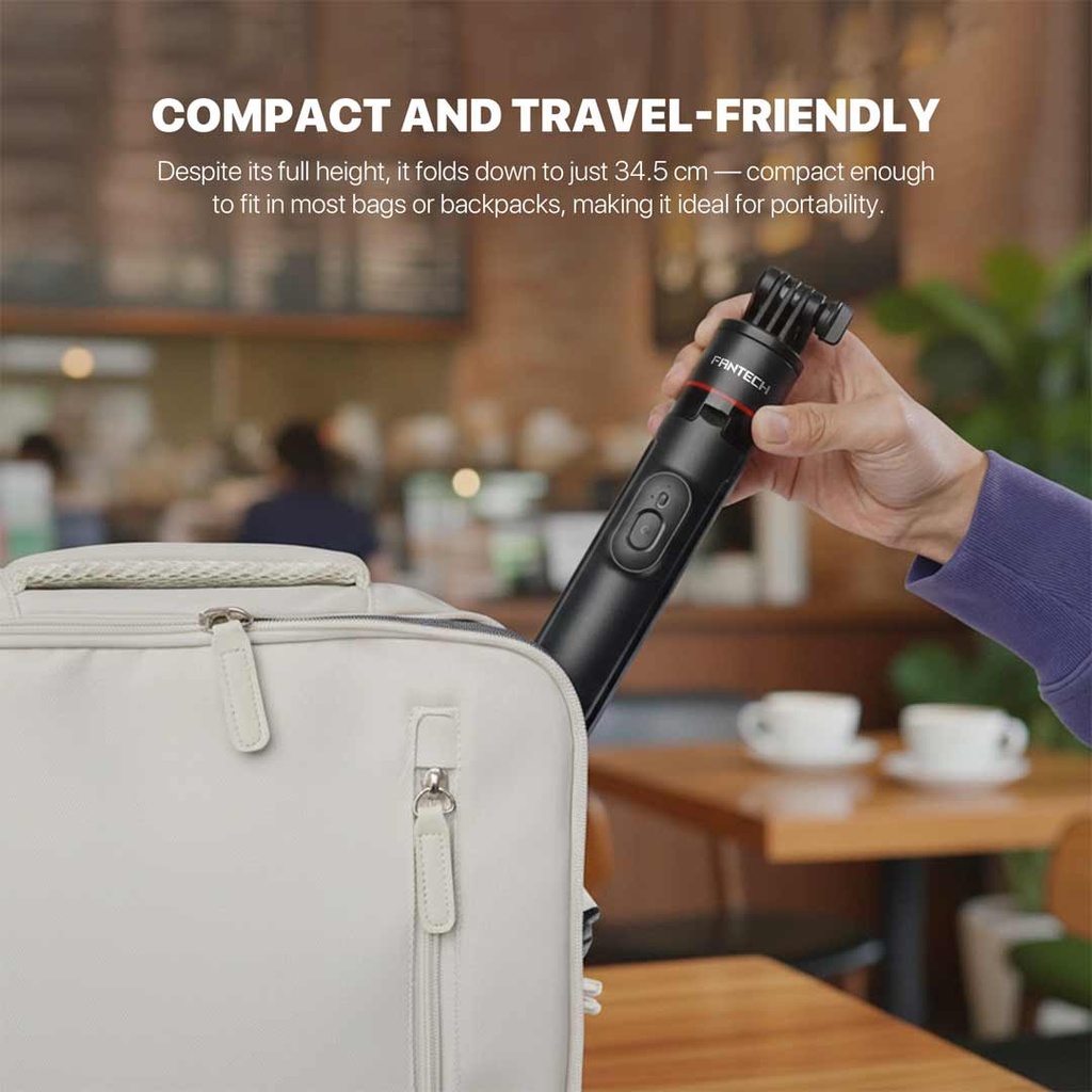 Fantech SS175 Bluetooth Selfie Stick Pop Up Tripod With Remote