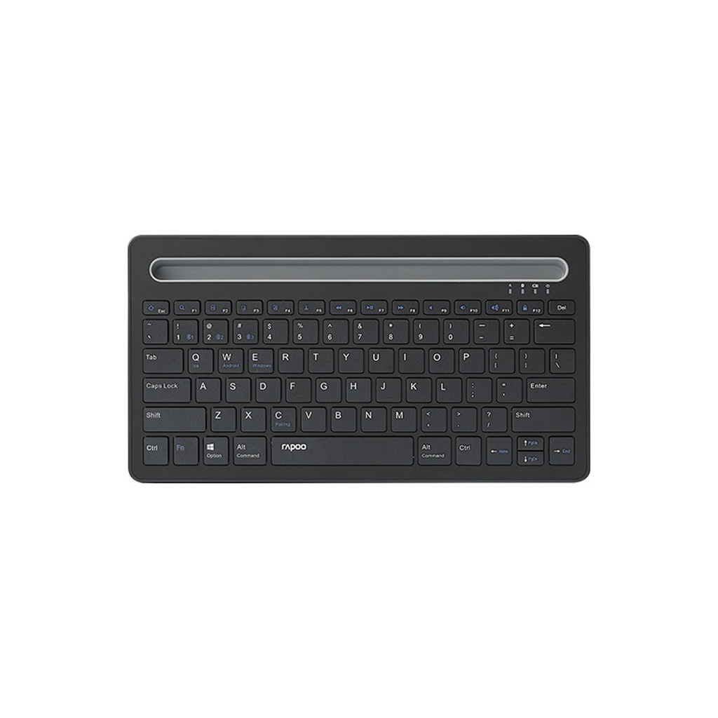 Rapoo XK100 US-Black Bluetooth Keyboard with Tablet Stand