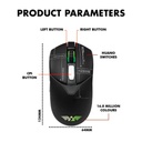 Armaggeddon Textron Scorpion 7 Lite Gaming Mouse