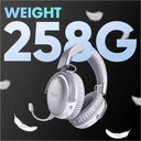 Armaggeddon Orion 7 Wireless eDSP 7.1 Surround Sound Gaming Headset | Quad Mode Connectivity | Omni D ENC Advance Detachable Mic