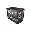 Armaggeddon Aquaron X Curve 285 Gaming PC Casing I M-ATX Curved Glass Case