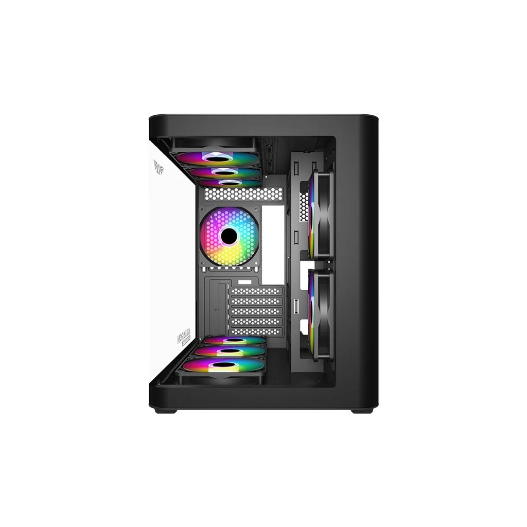 Armaggeddon Aquaron X Curve 285 Gaming PC Casing I M-ATX Curved Glass Case