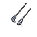 UNITEK C14147ABK01 PD 100W 1Meter USB-C Dual 90 Degree Cable