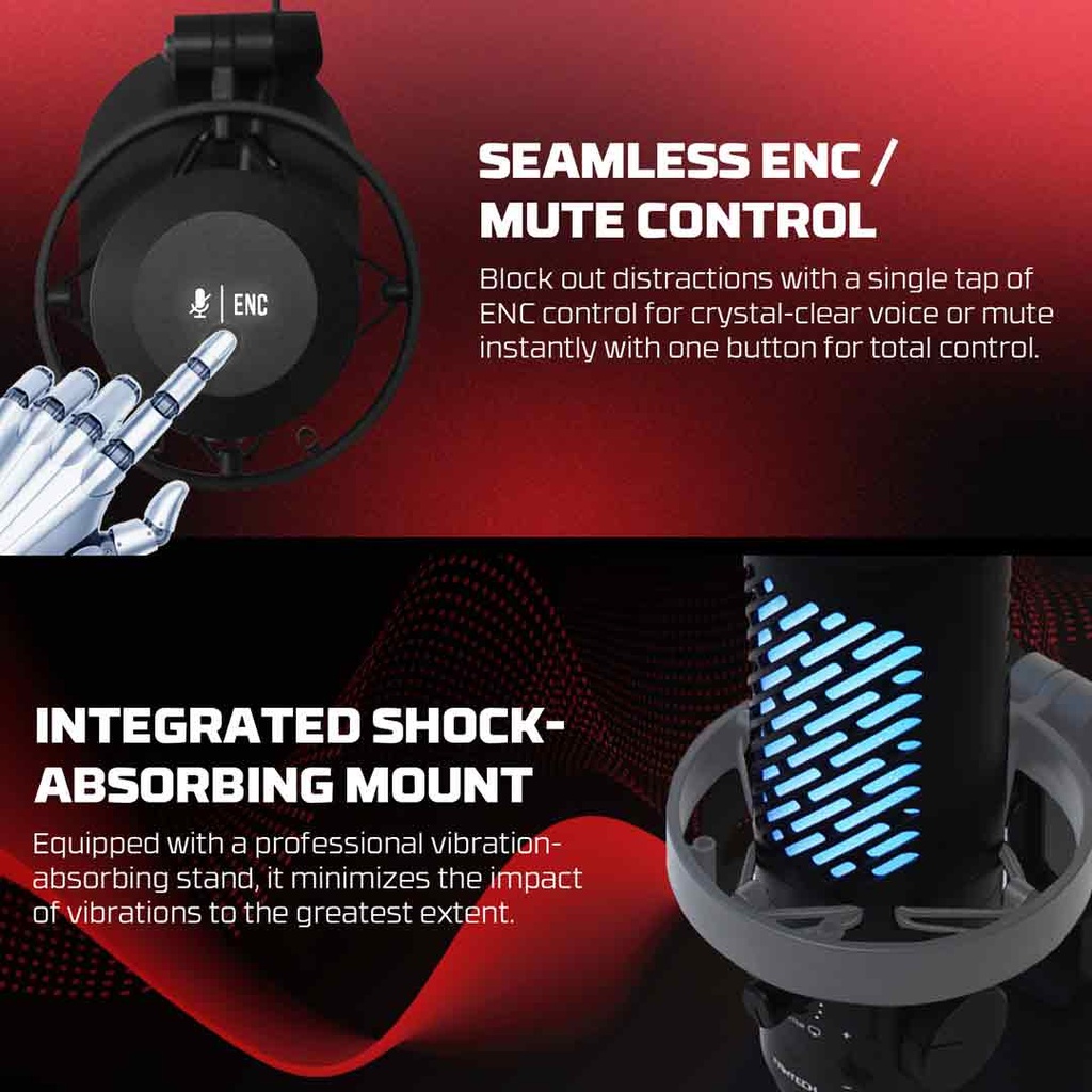 FANTECH LEVIOSA AURA MCX04 USB Condenser Microphone