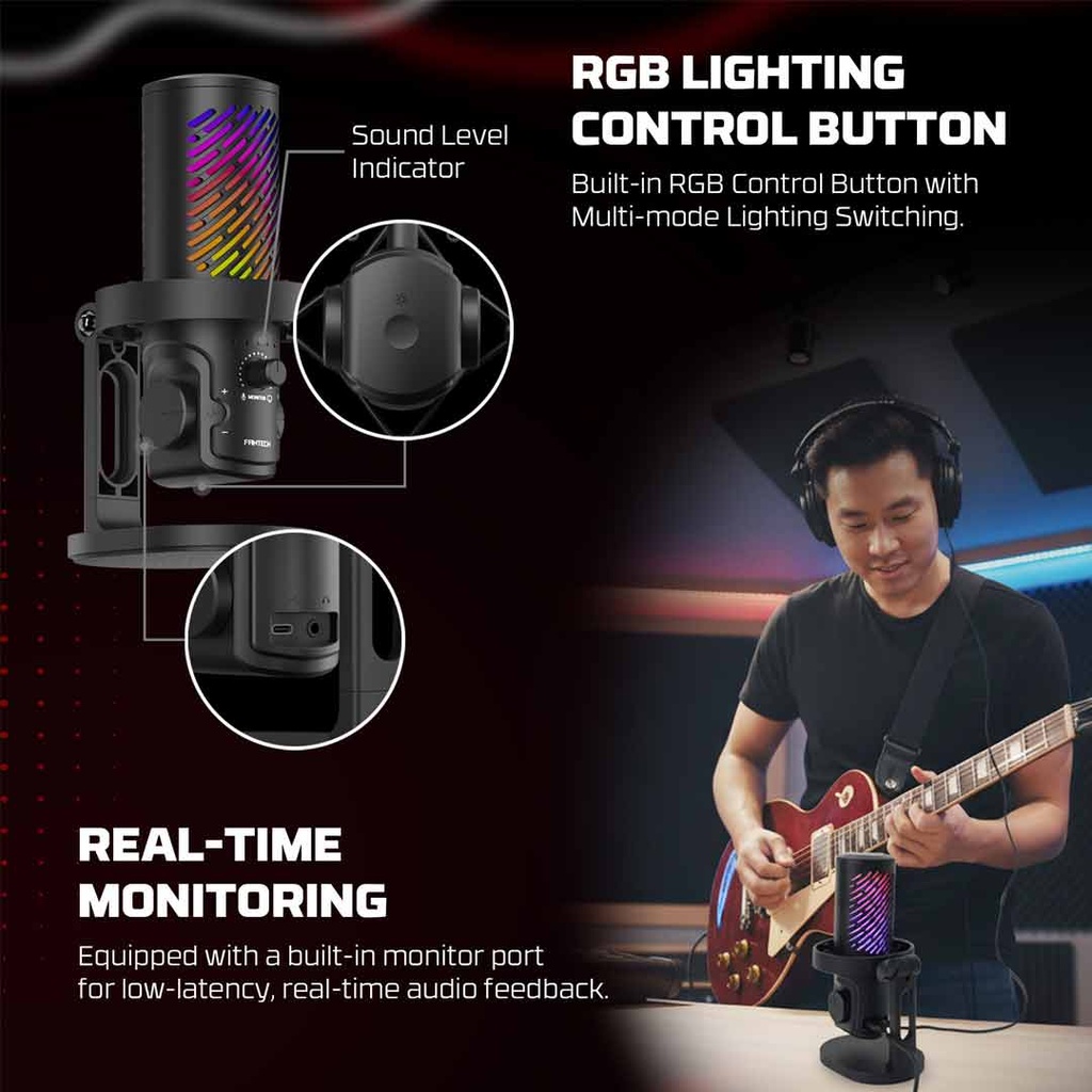 FANTECH LEVIOSA AURA MCX04 USB Condenser Microphone