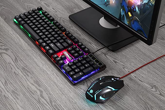 Enter Ignite Pro Gaming Mouse and Keyboard Combo