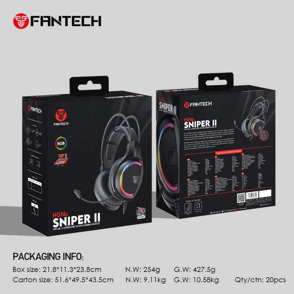 Fantech Sniper II HG16s RGB Gaming Headset
