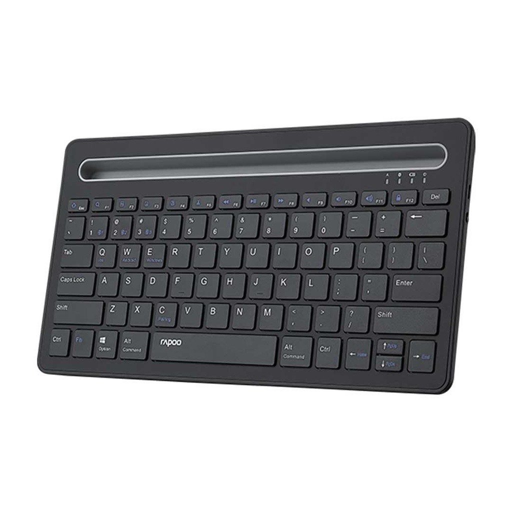 Rapoo XK100 US-Black Bluetooth Keyboard with Tablet Stand
