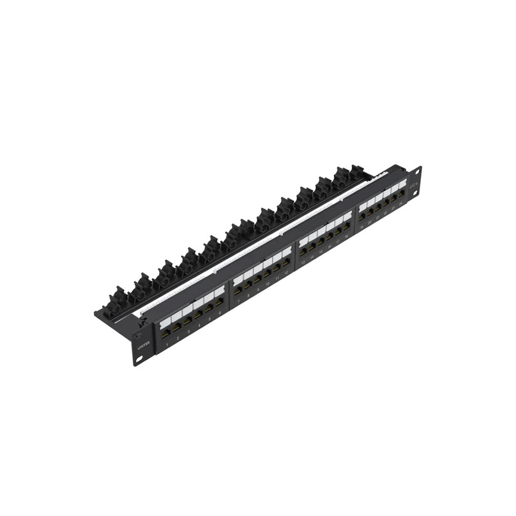 Unitek CAT 6 24-Port RJ45 Patch Pannel (UTP)