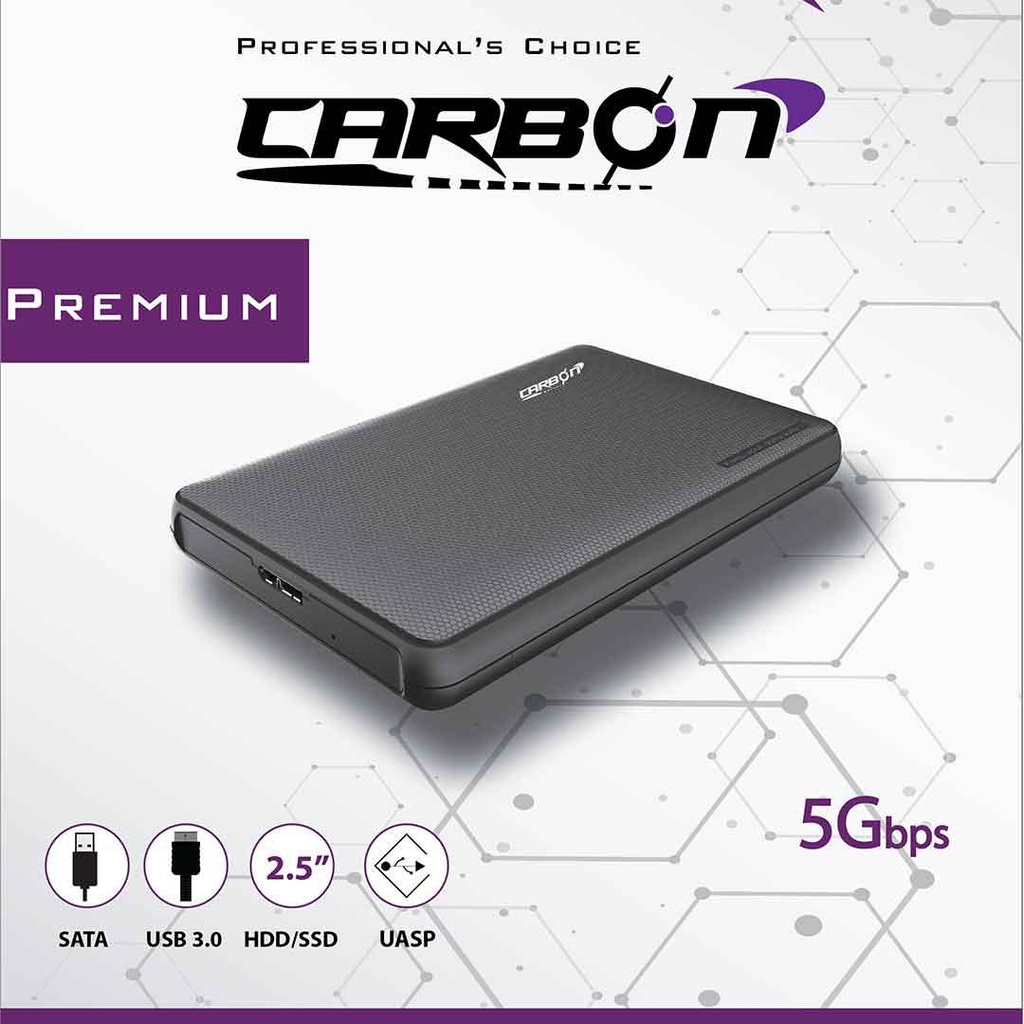 Carbon CR-201 5Gbps External HDD Case 3.0